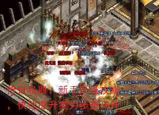 传奇私服:新手升级攻略,快速提升实力步步高升 传奇私服:新手升级攻略,快速提升实力步步高升