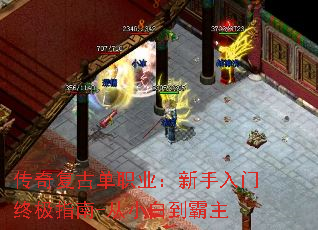 传奇复古单职业:新手入门终极指南-从小白到霸主 传奇复古单职业:新手入门终极指南-从小白到霸主