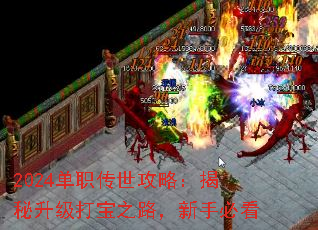 2024单职传世攻略:揭秘升级打宝之路,新手必看 2024单职传世攻略:揭秘升级打宝之路,新手必看