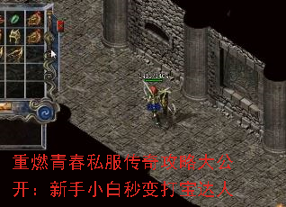 重燃青春私服传奇攻略大公开:新手小白秒变打宝达人 重燃青春私服传奇攻略大公开:新手小白秒变打宝达人