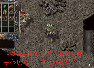 《万兽单职业》传奇攻略:新手必读的十大常见问题汇总 《万兽单职业》传奇攻略:新手必读的十大常见问题汇总