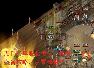 无任务单职业传奇:新手必备攻略,从零到封神 无任务单职业传奇:新手必备攻略,从零到封神