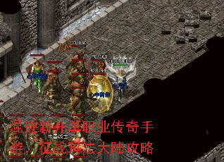 混迹新开单职业传奇手游,征战玛法大陆攻略 混迹新开单职业传奇手游,征战玛法大陆攻略