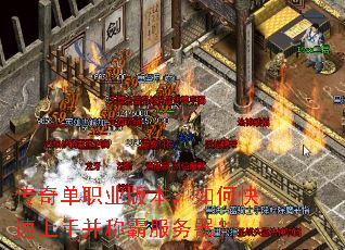 传奇单职业版本,如何快速上手并称霸服务器? 传奇单职业版本,如何快速上手并称霸服务器?