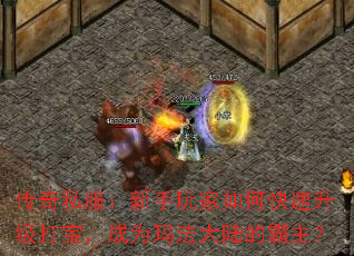 传奇私服:新手玩家如何快速升级打宝,成为玛法大陆的霸主? 传奇私服:新手玩家如何快速升级打宝,成为玛法大陆的霸主?