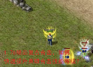 1.76精品复古合击,如何快速提升英雄合击技能等级? 1.76精品复古合击,如何快速提升英雄合击技能等级?