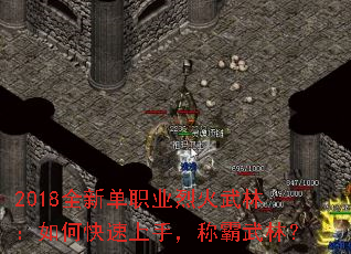 2018全新单职业烈火武林:如何快速上手,称霸武林? 2018全新单职业烈火武林:如何快速上手,称霸武林?