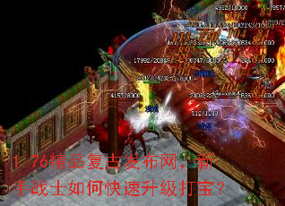 1.76精品复古发布网,新手战士如何快速升级打宝? 1.76精品复古发布网,新手战士如何快速升级打宝?