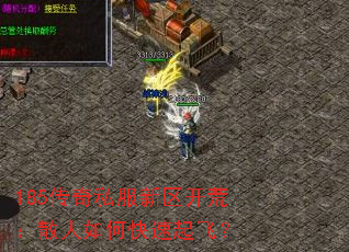 185传奇私服新区开荒:散人如何快速起飞? 185传奇私服新区开荒:散人如何快速起飞?