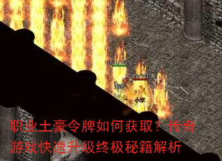 职业土豪令牌如何获取?传奇游戏快速升级终极秘籍解析 职业土豪令牌如何获取?传奇游戏快速升级终极秘籍解析