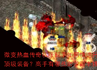 微变热血传奇私服新手如何快速升级与获取顶级装备?高手有哪些必学副本挑战技巧? 微变热血传奇私服新手如何快速升级与获取顶级装备?高手有哪些必学副本挑战技巧?