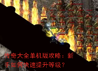传奇大全单机版攻略:新手如何快速提升等级? 传奇大全单机版攻略:新手如何快速提升等级?