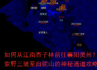 如何从江南杏子林前往襄阳灵州?探索野三坡至白驼山的神秘通道攻略 如何从江南杏子林前往襄阳灵州?探索野三坡至白驼山的神秘通道攻略