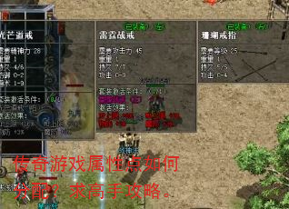 传奇游戏属性点如何分配?求高手攻略。 传奇游戏属性点如何分配?求高手攻略。