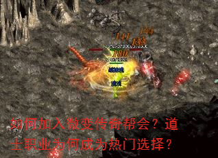 如何加入微变传奇帮会?道士职业为何成为热门选择? 如何加入微变传奇帮会?道士职业为何成为热门选择?