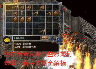热血传奇私服公益服如何选择?新手攻略全解析 热血传奇私服公益服如何选择?新手攻略全解析