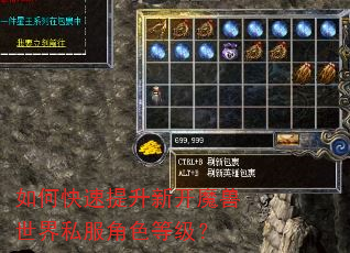 如何快速提升新开魔兽世界私服角色等级? 如何快速提升新开魔兽世界私服角色等级?