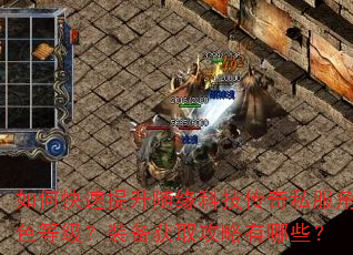 如何快速提升随缘科技传奇私服角色等级?装备获取攻略有哪些? 如何快速提升随缘科技传奇私服角色等级?装备获取攻略有哪些?
